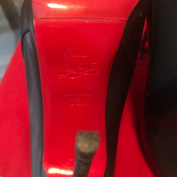 Authentic Christian Louboutin Bootstagram Ankle Boots, Black - Picture 8 of 8